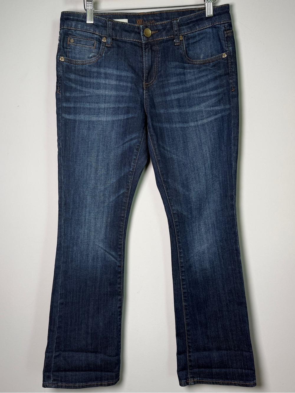 Kut from the Kloth High Rise Bootcut Dark Wash Jeans Petite Size 4P
